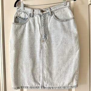 Vintage 90s Gitano Denim Jean Skirt 11-12 Retro Hippie Festival Western Preppy